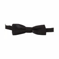 Dolce & Gabbana Gray Dotted Silk Adjustable Neck Bow Tie