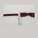 Dolce & Gabbana Bordeaux Silk Floral Faille Adjustable Bow Tie