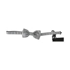 Dolce & Gabbana Light Gray Lining Adjustable Neck Butterfly Bow Tie