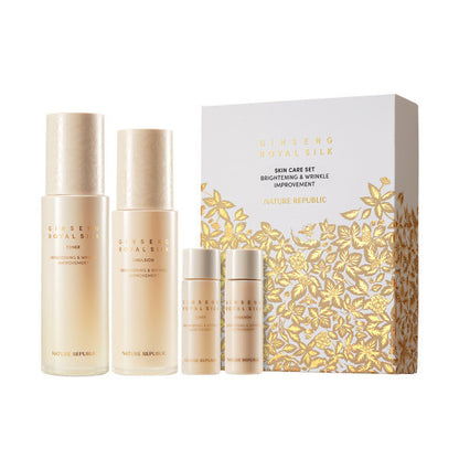 Nature Republic Ginseng Gold Silk Toner &amp; Emulsion Set