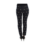 Dolce & Gabbana Blue Key Embroidered Slim Fit KATE Jeans