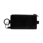 Dolce & Gabbana Black Horse Leather Lanyard Logo Card Holder Wallet