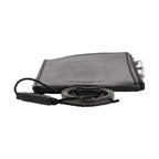 Dolce & Gabbana Black Horse Leather Lanyard Logo Card Holder Wallet