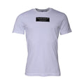 White Logo Print Cotton Crew Neck T-shirt