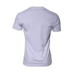 Dolce & Gabbana White Logo Print Cotton Crew Neck T-shirt