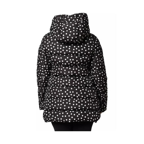 Dolce & Gabbana Black Polyester Hooded Reversible Jacket