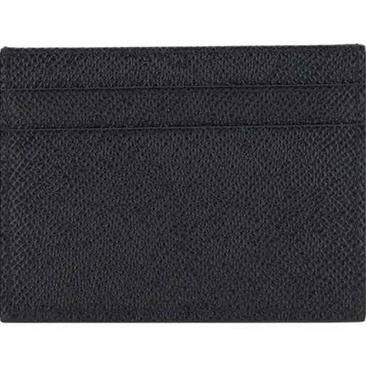 Dolce & Gabbana Black Calf Leather Bos Taurus Wallet