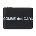 Comme Des Garçons Black Calf Leather Bos Taurus Wallet