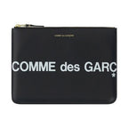 Comme Des Garçons Black Calf Leather Bos Taurus Wallet