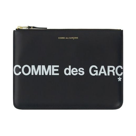 Comme Des Garçons Black Calf Leather Bos Taurus Wallet