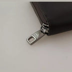 Dolce & Gabbana Brown Exotic Leather Zip Around Continental Clutch Wallet