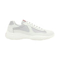 Prada White Polyamide Low Top Sneakers