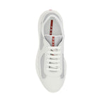 Prada White Polyamide Low Top Sneakers