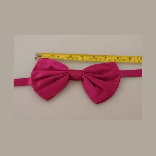 Dolce & Gabbana Pink 100% Silk Adjustable Neck Bow Tie Men