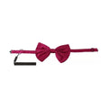 Dolce & Gabbana Pink 100% Silk Adjustable Neck Bow Tie Men