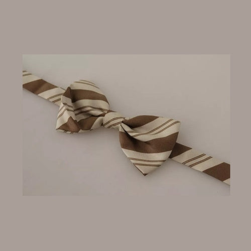 Dolce & Gabbana Multicolor Patterned Adjustable Neck Bow Tie Men
