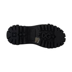 Dolce & Gabbana Black Leather Trekking Derby Embellished Shoes