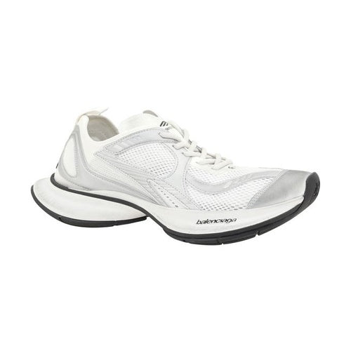 Balenciaga White Polyethylene Athletic Sneakers