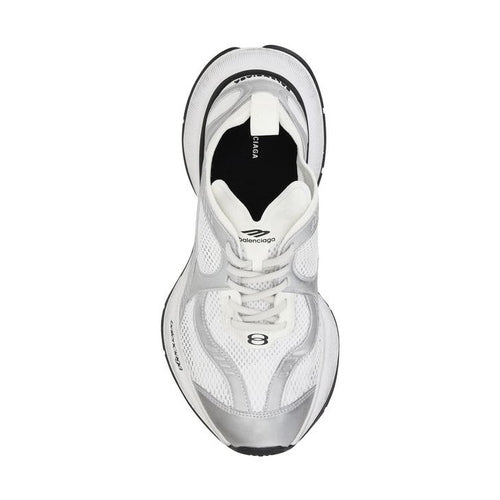 Balenciaga White Polyethylene Athletic Sneakers