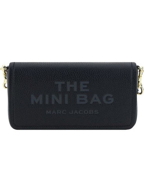 Marc Jacobs Black Calf Leather Bos Taurus Shoulder Bag
