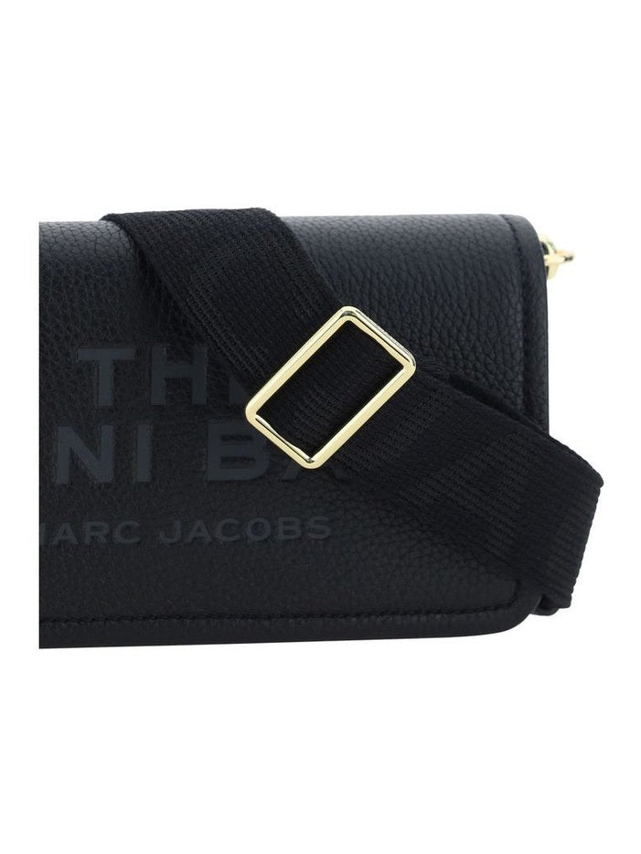 Marc Jacobs Black Calf Leather Bos Taurus Shoulder Bag