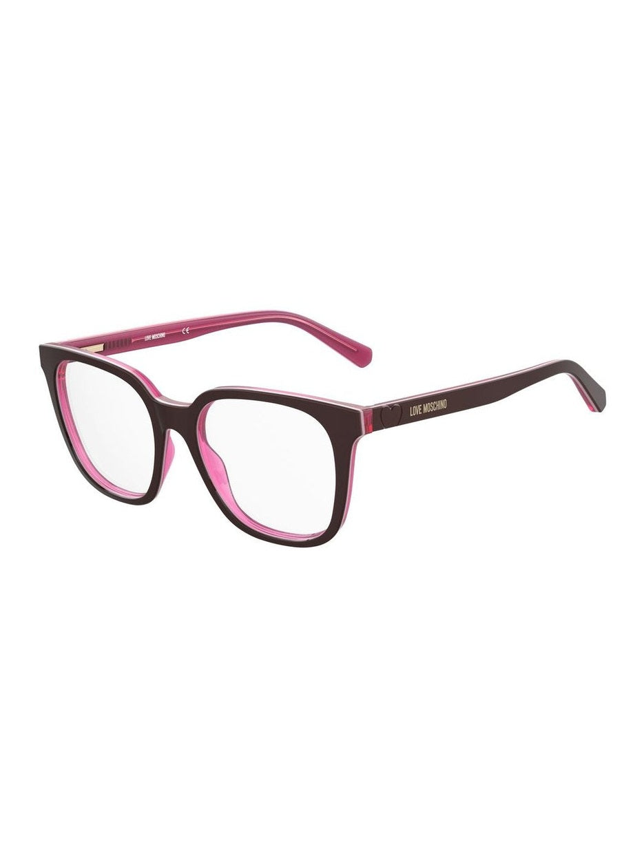 Love Moschino Burgundy Acetate Glasses (Frames)