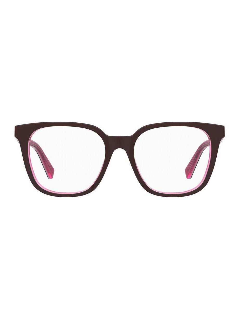 Love Moschino Burgundy Acetate Glasses (Frames)