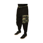 Dolce & Gabbana Black Camouflage Cotton Jogger Cargo Pants
