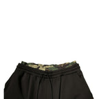 Dolce & Gabbana Black Camouflage Cotton Jogger Cargo Pants