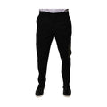 Black Cotton Men Cargo Casual Pants