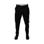 Dolce & Gabbana Black Cotton Men Cargo Casual Pants