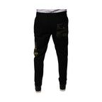 Dolce & Gabbana Black Cotton Men Cargo Casual Pants