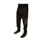 Dolce & Gabbana Black Cotton Men Cargo Casual Pants