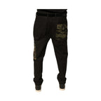 Dolce & Gabbana Black Cotton Men Cargo Casual Pants