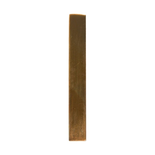 Dolce & Gabbana Gold Tone Brass Logo Branded Tie Clip Bar