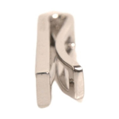Dolce & Gabbana Silver Tone Brass Logo Branded Tie Clip Bar