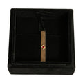 Dolce & Gabbana Gold Tone Brass Crystal Branded Tie Clip Bar