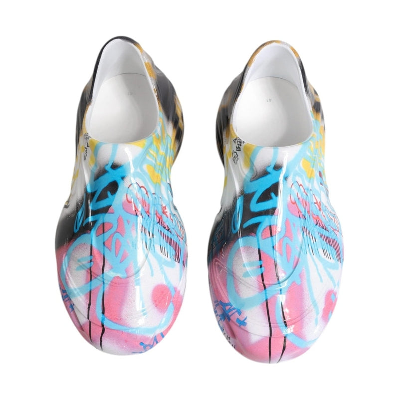 Dolce & Gabbana Multicolor Graffiti Daymaster Sneakers Shoes
