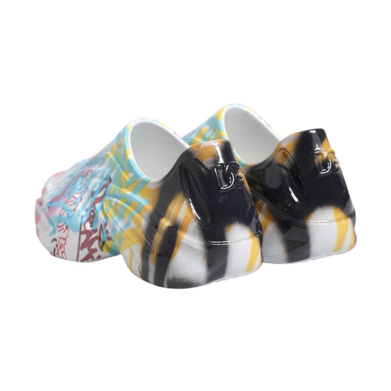 Dolce & Gabbana Multicolor Graffiti Daymaster Sneakers Shoes