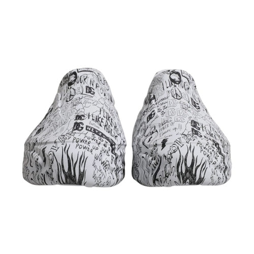 Dolce & Gabbana White Black Graffiti Daymaster Sneakers Shoes