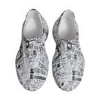Dolce & Gabbana White Black Graffiti Daymaster Sneakers Shoes