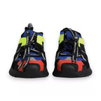 Dolce & Gabbana Multicolor Mesh Sorrento Trekking Sneakers Shoes