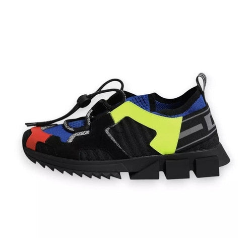 Dolce & Gabbana Multicolor Mesh Sorrento Trekking Sneakers Shoes