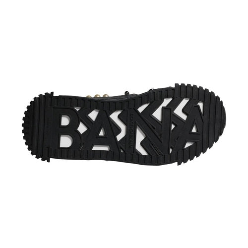 Dolce & Gabbana Black Leather Studded Slides Sandals Shoes