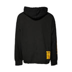 Dolce & Gabbana Black Cotton Hooded DG Shield Pullover Sweater