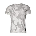 Dolce & Gabbana White Gray Camouflage Cotton Crew Neck T-shirt