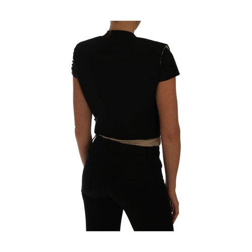 Dolce & Gabbana Black Short Croped Blazer Jacket