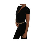Dolce & Gabbana Black Short Croped Blazer Jacket