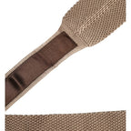 Dolce & Gabbana Brown Silk Adjustable Necktie Tie