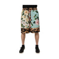 Multicolor Floral Print Men Bermuda Shorts